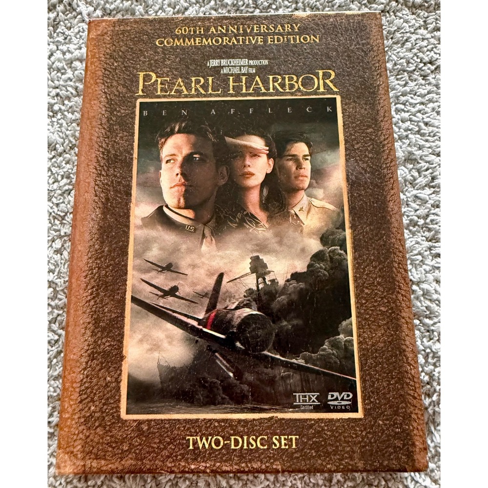Pearl Harbor DVD 60th Anniversary Commemorative Edition 2-Disc Set Excellent
